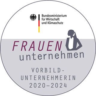 Logo Frauenunternehmen Vorbildunternehmerin 2020-2023